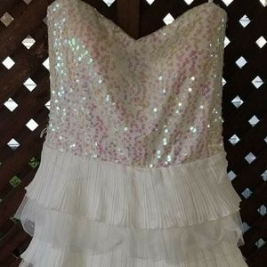 Shorter length prom dress